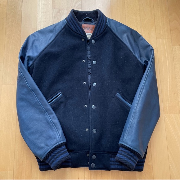 Gap Leather Wool Varsity Jacket - Picture 8 of 14